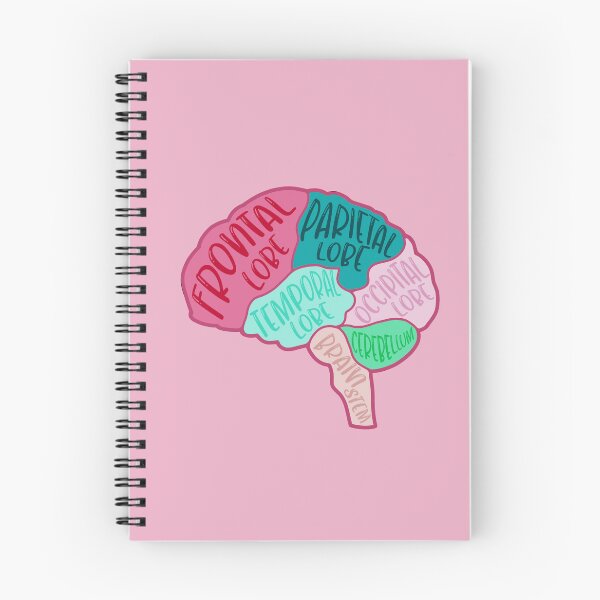 Item preview, Anatomical brain - purple and orange colors designed and sold by Preslava Genova.