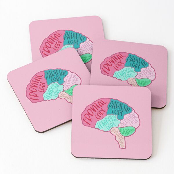Item preview, Anatomical brain - purple and orange colors designed and sold by Preslava Genova.