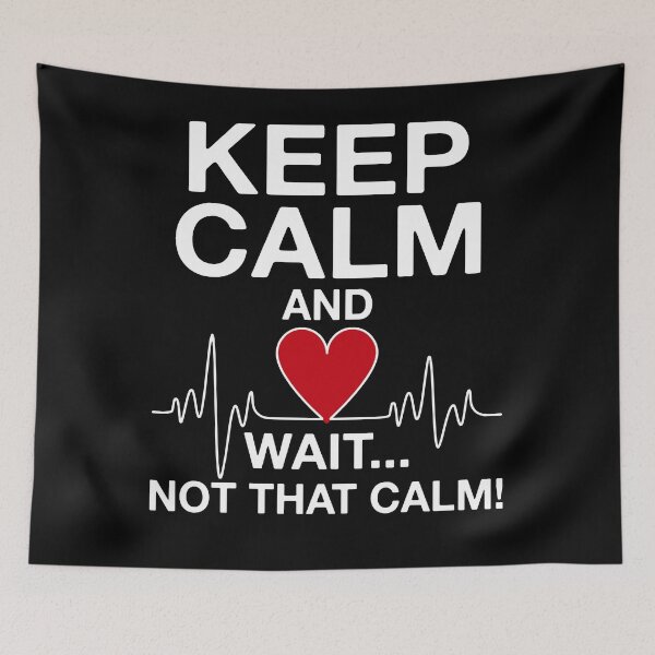 Item preview, Funny Nurse - Keep Calm And Wait.. Not That Calm designed and sold by SunsetGloww.