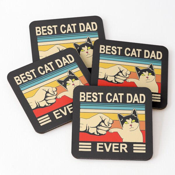 Item preview, Funny Cat Dad Quotes - Best Cat Dad Ever designed and sold by Viktor Kabbach.