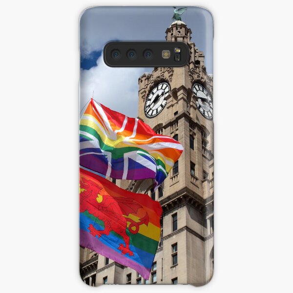 Liver Building and Pride Flags Samsung Galaxy Snap Case
