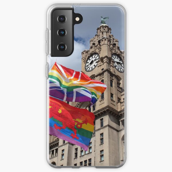 Liver Building and Pride Flags Samsung Galaxy Soft Case