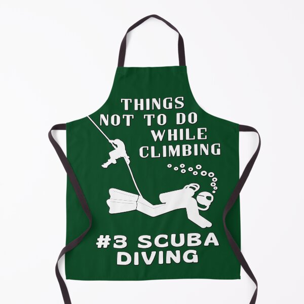 Item preview, Funny Climbing, Things not to do - scuba diving designed and sold by AEROSPACE-IND.