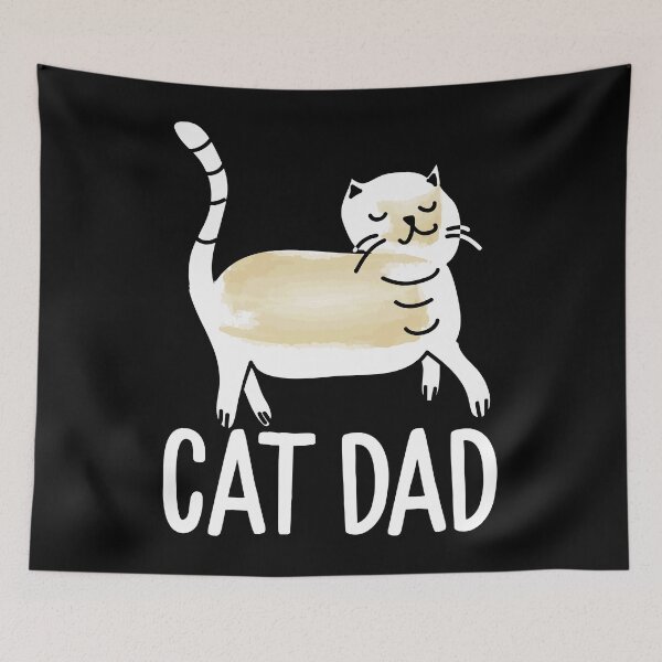 Item preview, Funny Cat Dad designed and sold by SunsetGloww.