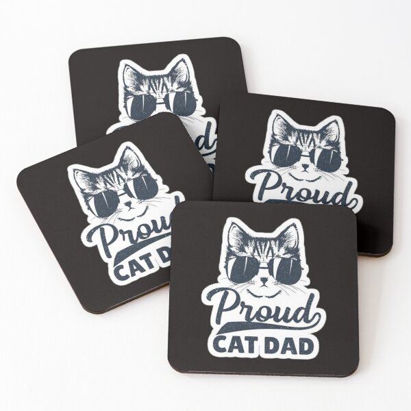 Item preview, Funny Cat Dad Quotes - Proud Cat Dad designed and sold by Viktor Kabbach.