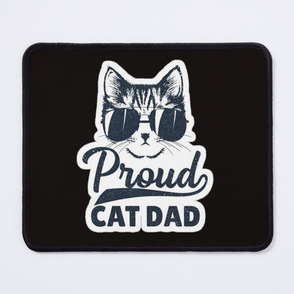 Item preview, Funny Cat Dad Quotes - Proud Cat Dad designed and sold by Viktor Kabbach.