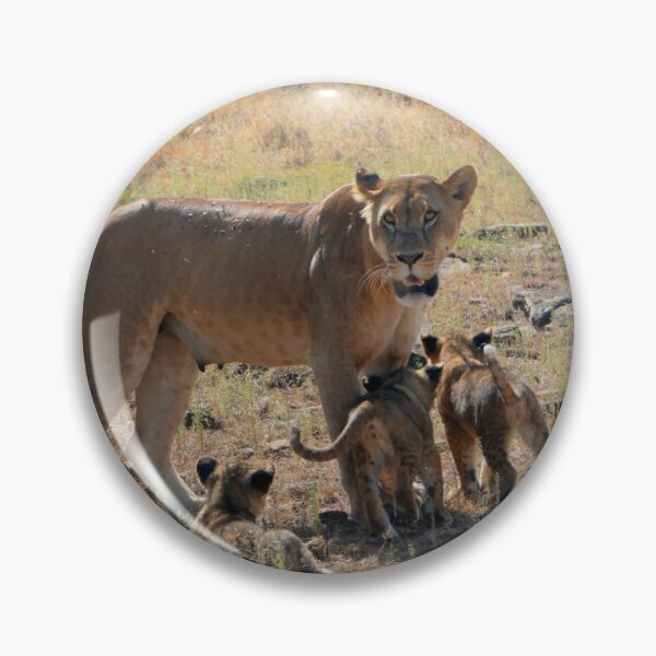 Item preview, Lioness with playful cubs at her feet designed and sold by Jaffs.