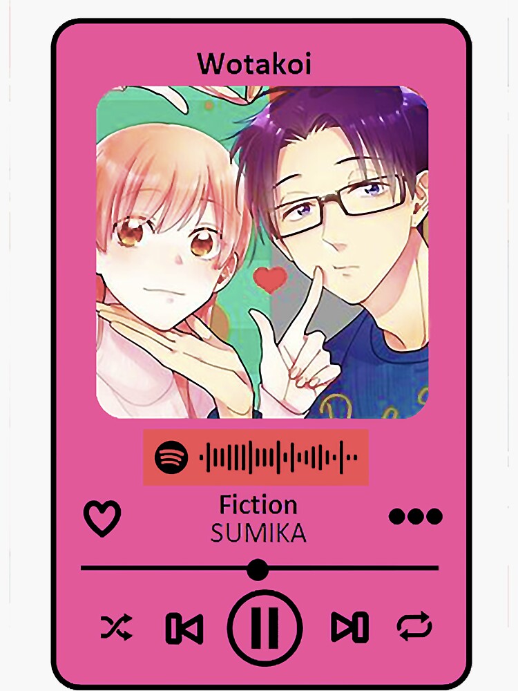 Wotakoi  Sticker for Sale by ThreadAlivees