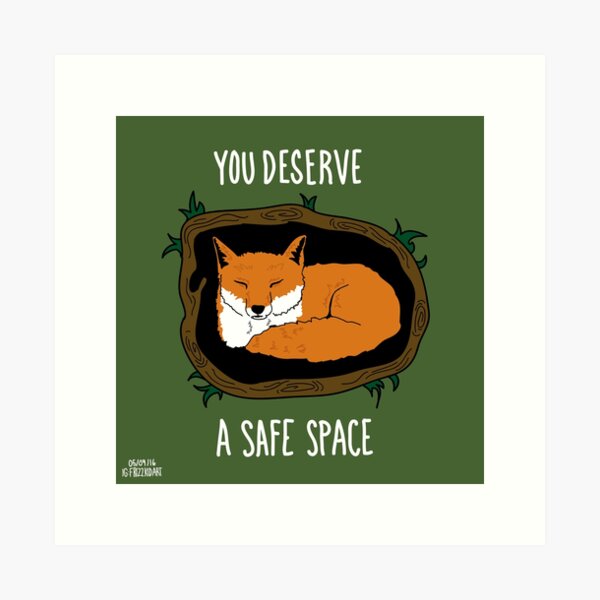 Aperçu de l'œuvre Vous méritez un espace sûr créée et vendue par thefrizzkid.