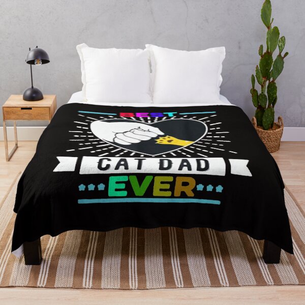 Item preview, Funny Cat Dad Quotes - Best Cat Dad Ever - I Have Two Titles Dad And Cat - Dad And I Rock Them Both - Ask Me About My Cat designed and sold by Viktor Kabbach.