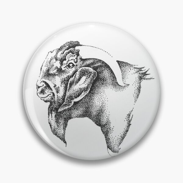 Item preview, Boer Buck Head Ink designed and sold by Patricia Howitt.