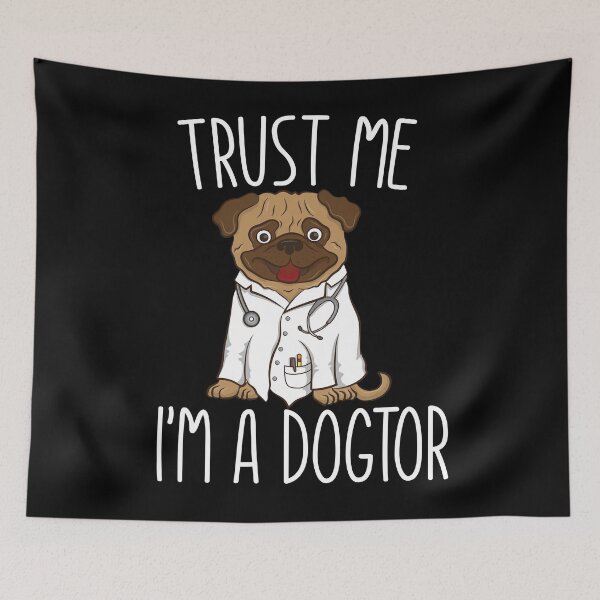 Item preview, Funny Vet Tech - Trust Me I'm A Dogtor designed and sold by SunsetGloww.
