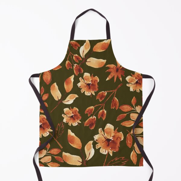 Item preview, Dried Flowers and Leaves On A Brown Background designed and sold by ThePeanutSeries.
