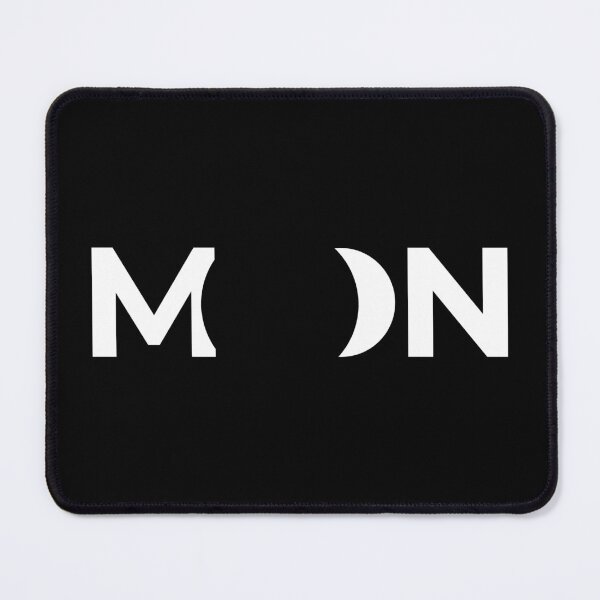 Item preview, Moon word in negative space designed and sold by Silly Lily.