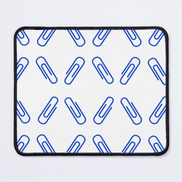 Item preview, U pin Blue Paper clip patterns  designed and sold by UniqueDesignHub.