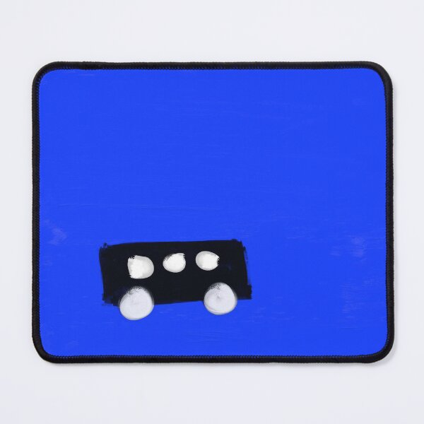 Item preview, abstarct painting the bus on blue background  designed and sold by KARTICK DUTTA.