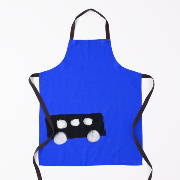 Item preview, abstarct painting the bus on blue background designed and sold by KARTICK DUTTA.