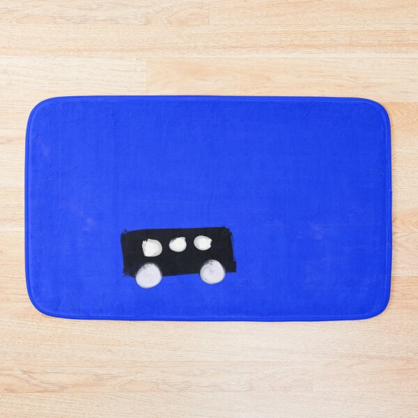 Item preview, abstarct painting the bus on blue background  designed and sold by KARTICK DUTTA.
