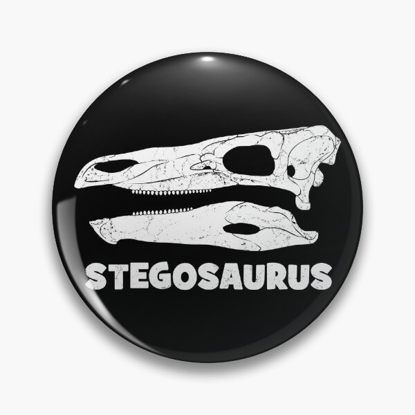 Item preview, Stegosaurus fossil skull designed and sold by NicGrayGraphic.