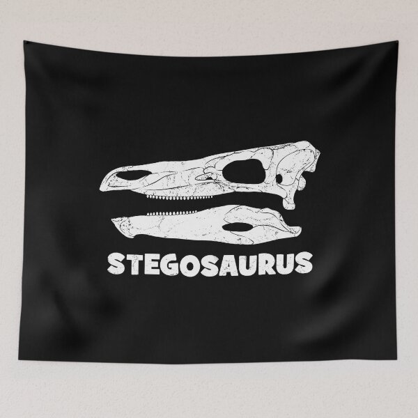 Item preview, Stegosaurus fossil skull designed and sold by NicGrayGraphic.