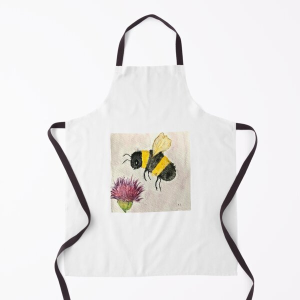 Item preview, Bee and Purple flower  designed and sold by watercolorsLiz.
