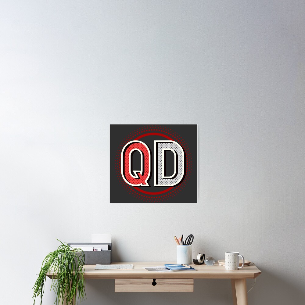 "Quantum Designs Brand Logo" Poster for Sale by QuantumDesigns Redbubble