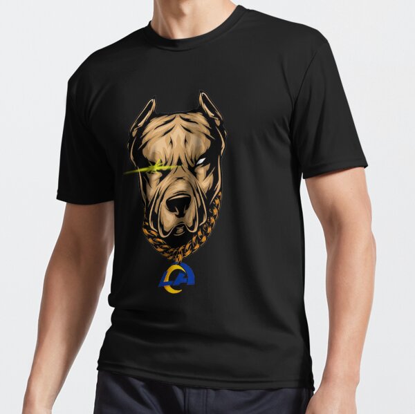 los angeles rams super dog-Recovered T-Shirt Sticker for Sale by desPstore