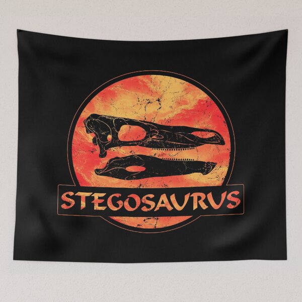 Item preview, Stegosaurus fossil skull designed and sold by NicGrayGraphic.
