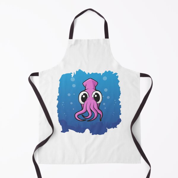 Item preview, Cute Pink Squid In The Sea | White designed and sold by Teenker.