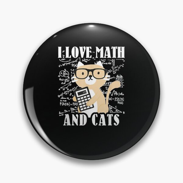 Item preview, Math Kitty Cat I Love Math And designed and sold by dettera.
