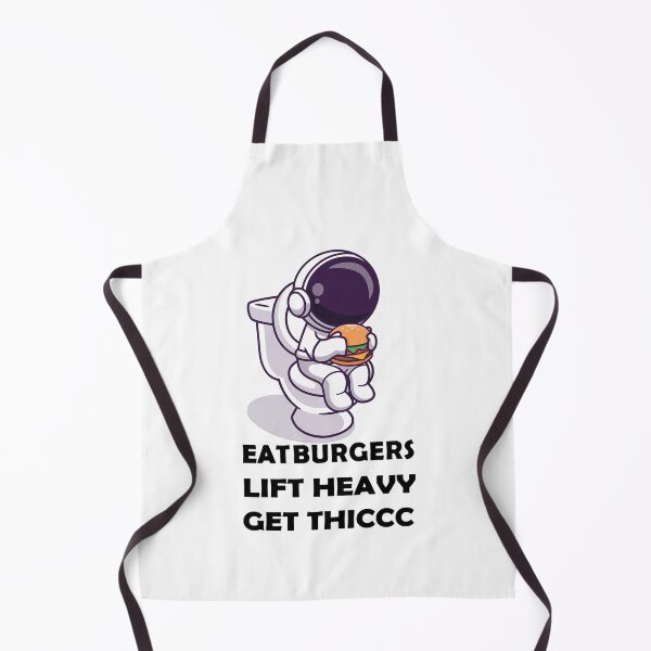 Item preview, Eat burgers lift heavy get thiccc designed and sold by OnJaysWingss.