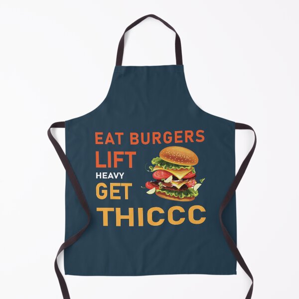 Item preview, Eat Burgers Lift Heavy Get Thiccc Unisex T-Shirt, V-Neck, Sweatshirt, Kid T-Shirt, Youth designed and sold by OnJaysWingss.