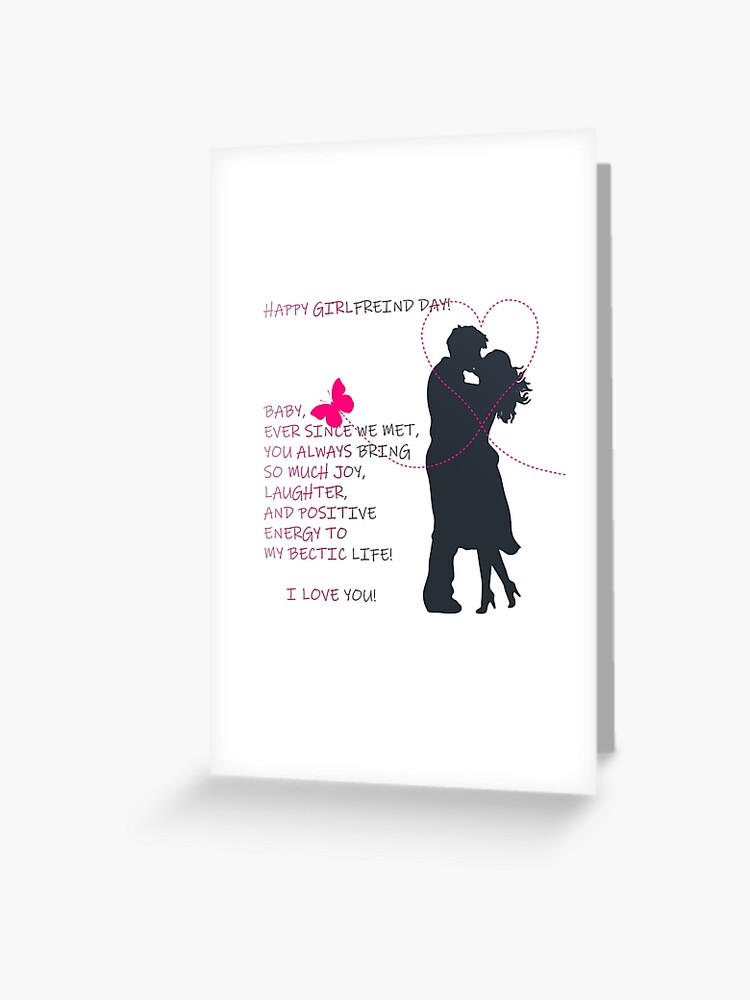 will you be my girlfriend. 1'th August Girl friend day | Art Board Print
