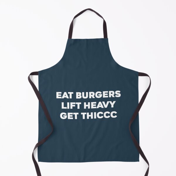 Item preview, Eat Burgers Lift Heavy Get Thick, Funny Gym designed and sold by OnJaysWingss.