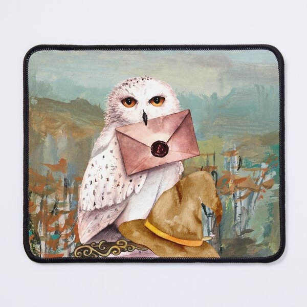 Item preview, Harry Owl Watercolor Painting by Geek Street Tees designed and sold by GeekStreetTees.