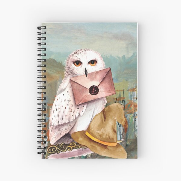 Item preview, Harry Owl Watercolor Painting by Geek Street Tees designed and sold by GeekStreetTees.