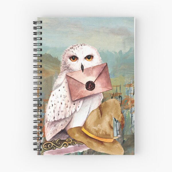Item preview, Harry Owl Watercolor Painting by Geek Street Tees designed and sold by GeekStreetTees.