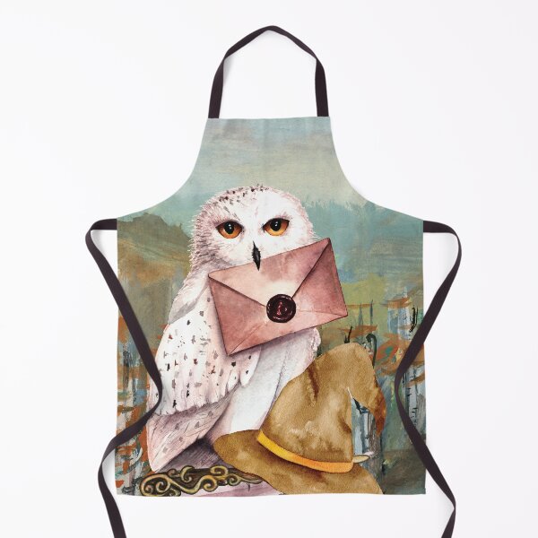 Item preview, Harry Owl Watercolor Painting by Geek Street Tees designed and sold by GeekStreetTees.