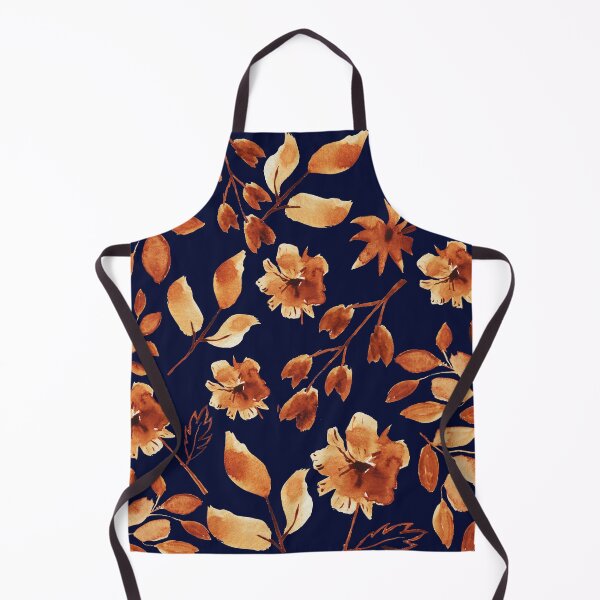 Item preview, Dried Flowers and Leaves On A Dark Blue Background designed and sold by ThePeanutSeries.