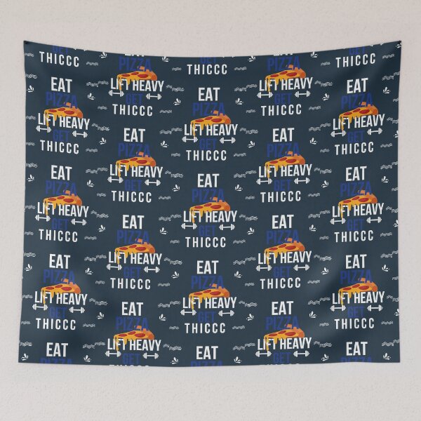 Item preview, Eat pizza lift heavy get thiccc designed and sold by OnJaysWingss.