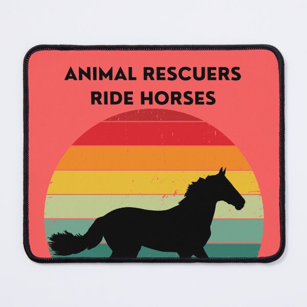 Item preview, Animal rescuers ride horses.  designed and sold by Demetria3.