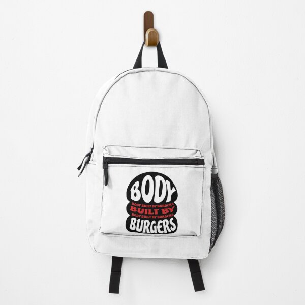 Item preview, funny burger quote - body built by burger designed and sold by OnJaysWingss.