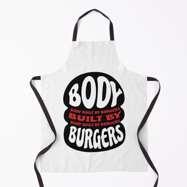 Item preview, funny burger quote - body built by burger designed and sold by OnJaysWingss.