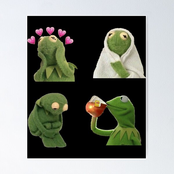 Artikelvorschau, Kermit-Meme-Set Magnet entworfen und verkauft von OnJaysWingss.