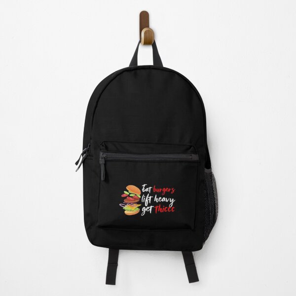 Item preview, sarcastic eat burgers lift heavy get thiccc funny burgers designed and sold by OnJaysWingss.