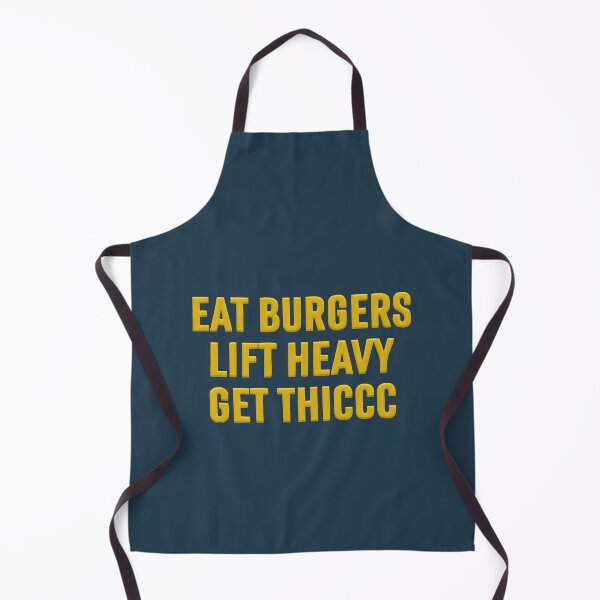 Item preview, Simple eat burgers lift heavy get thiccc Design designed and sold by OnJaysWingss.