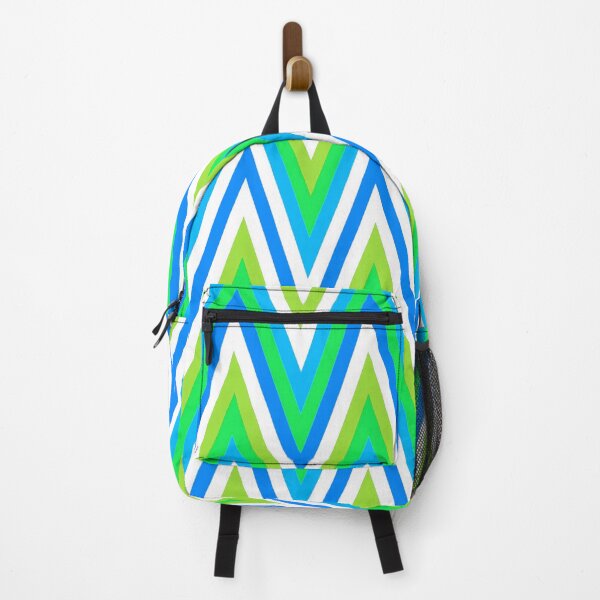 Item preview, Chevron Design In Blue Green Yellow Zigzags designed and sold by taiche.