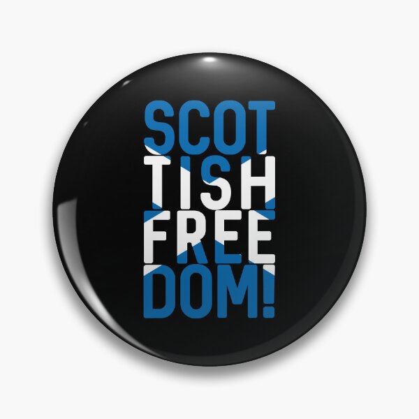 Item preview, SCOTTISH FREEDOM!, Scottish Independence Saltire Flag Text Slogan designed and sold by MacPean.