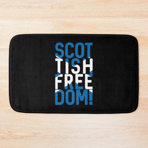 Item preview, SCOTTISH FREEDOM!, Scottish Independence Saltire Flag Text Slogan designed and sold by MacPean.