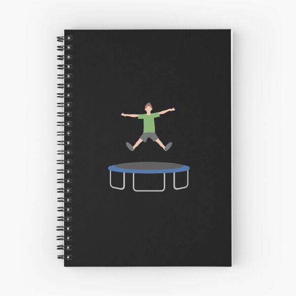 Item preview, Boy jumping on trampoline designed and sold by Pixelish.